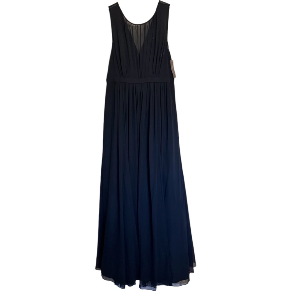 Jenny Yoo Collection Black Dress Sz 18 Long Maxi Bridesmaid Party Wedding NEW